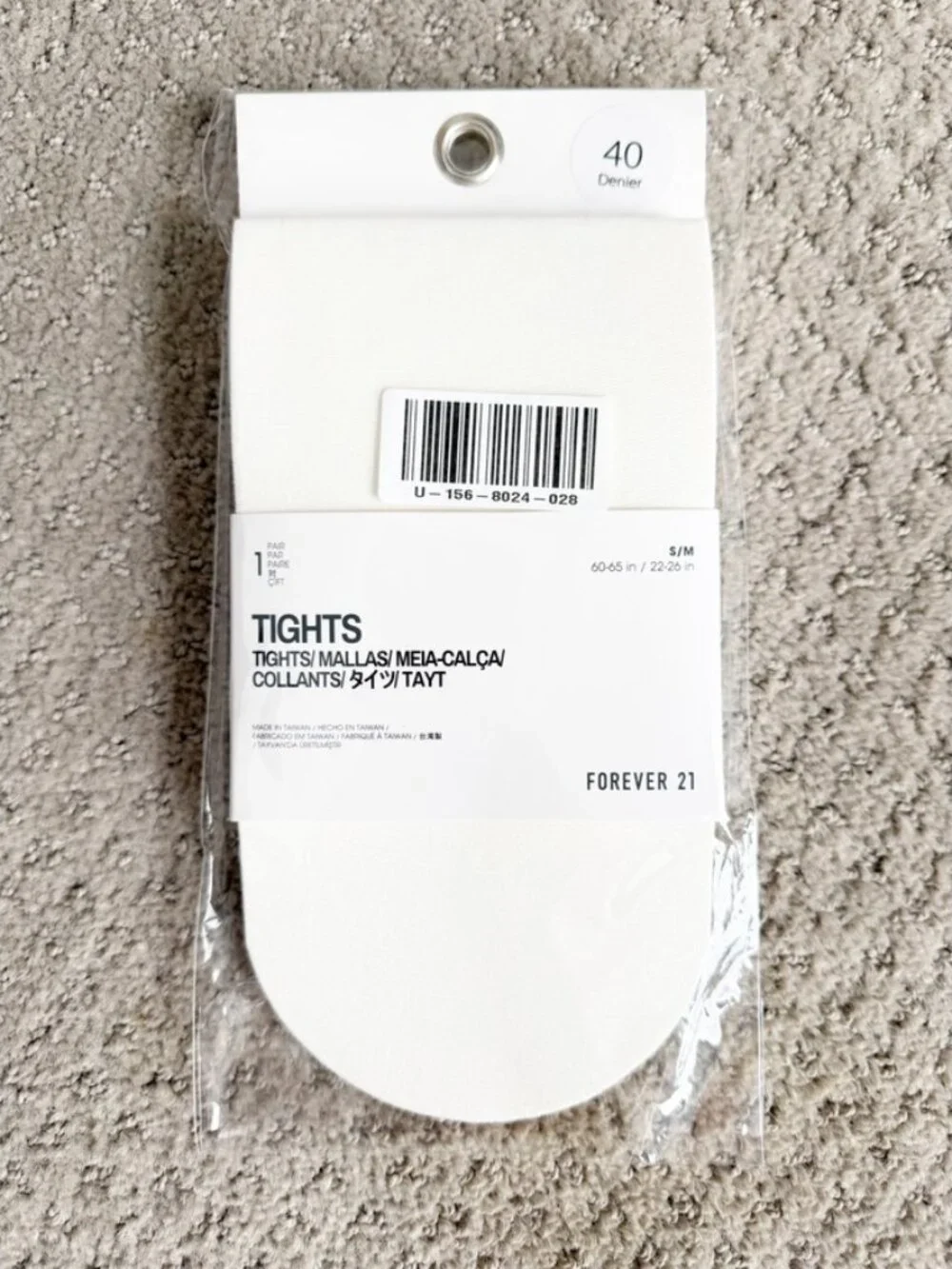 Forever 21 Opaque Nylon-Blend Tights S/M NEW